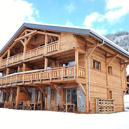 Demi-Chalet Vadel La Panthiaz 15 Pers 5 Chambres Abondance Kültér fotó
