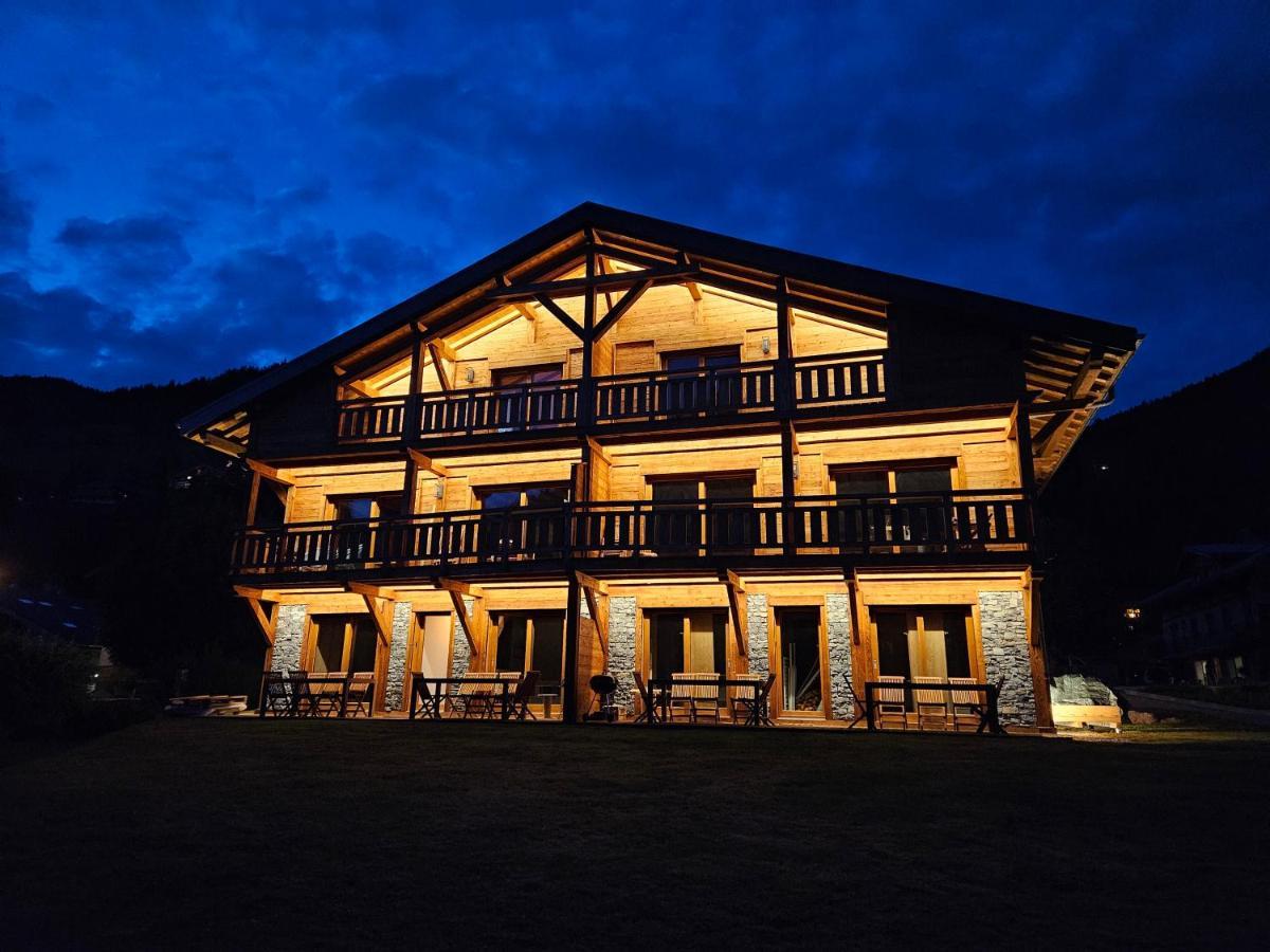 Demi-Chalet Vadel La Panthiaz 15 Pers 5 Chambres Abondance Kültér fotó