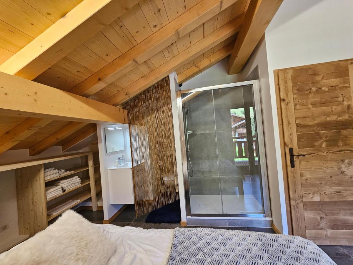 Demi-Chalet Vadel La Panthiaz 15 Pers 5 Chambres Abondance Kültér fotó