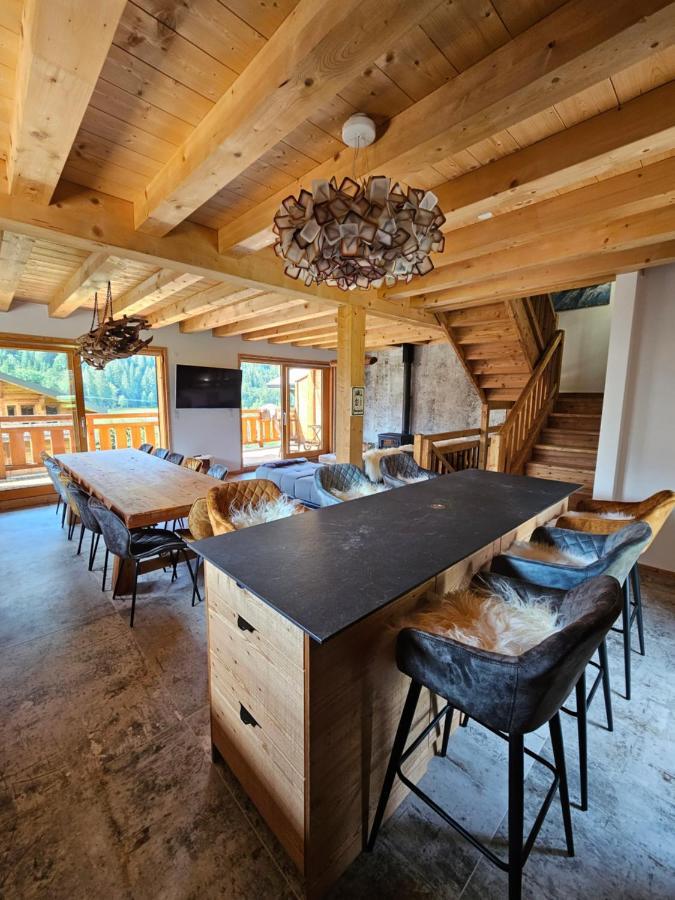 Demi-Chalet Vadel La Panthiaz 15 Pers 5 Chambres Abondance Kültér fotó