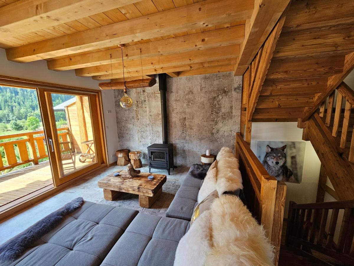 Demi-Chalet Vadel La Panthiaz 15 Pers 5 Chambres Abondance Kültér fotó