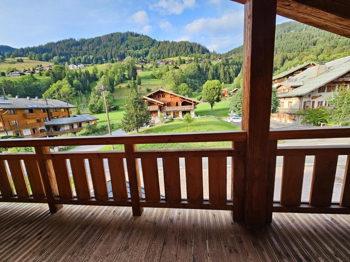 Demi-Chalet Vadel La Panthiaz 15 Pers 5 Chambres Abondance Kültér fotó