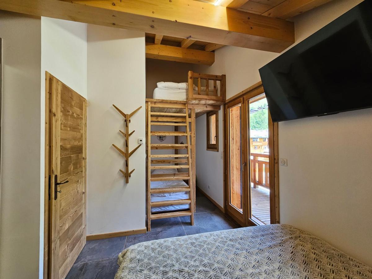 Demi-Chalet Vadel La Panthiaz 15 Pers 5 Chambres Abondance Kültér fotó