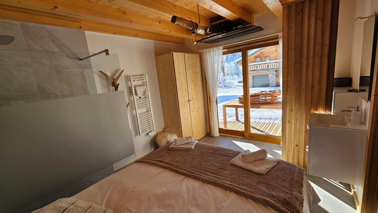 Demi-Chalet Vadel La Panthiaz 15 Pers 5 Chambres Abondance Kültér fotó