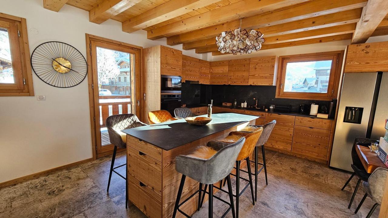 Demi-Chalet Vadel La Panthiaz 15 Pers 5 Chambres Abondance Kültér fotó