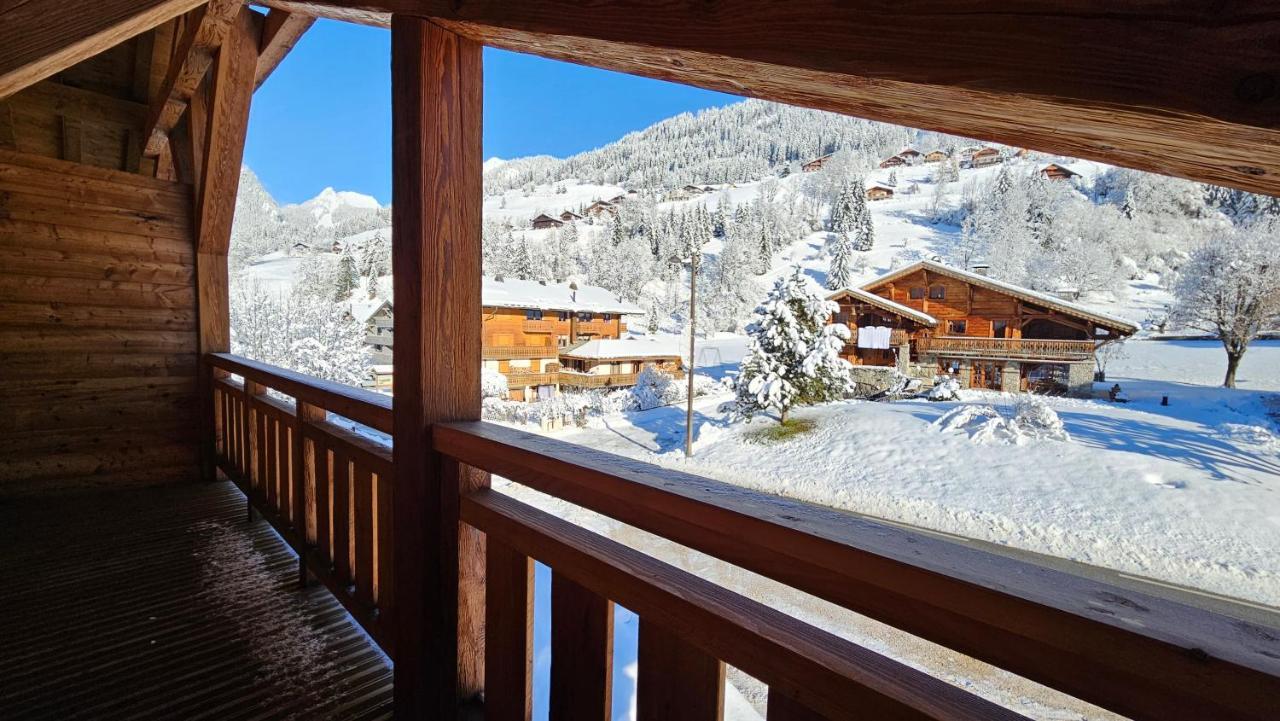 Demi-Chalet Vadel La Panthiaz 15 Pers 5 Chambres Abondance Kültér fotó