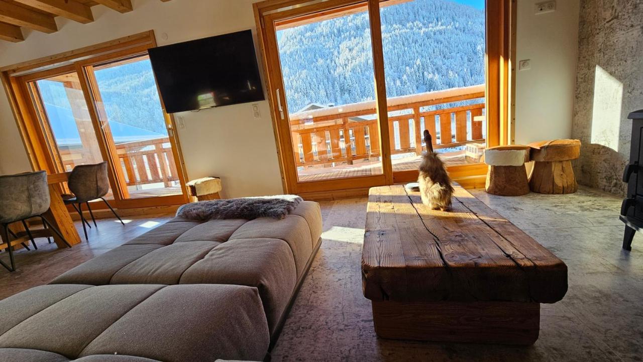 Demi-Chalet Vadel La Panthiaz 15 Pers 5 Chambres Abondance Kültér fotó