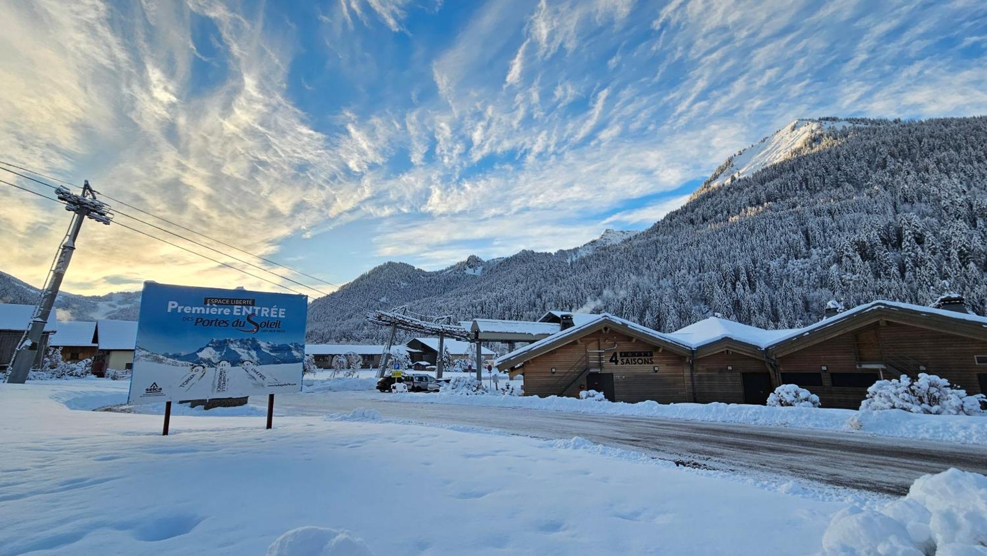 Demi-Chalet Vadel La Panthiaz 15 Pers 5 Chambres Abondance Kültér fotó